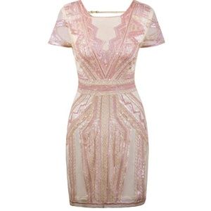 1920s Short Prom Dresses V Neck Inspired Sequins C